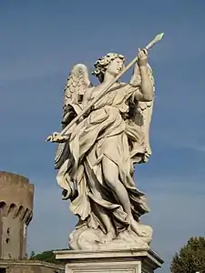 Angel with a Lance (1667-1669) Sant Angelo Bridge, Rome