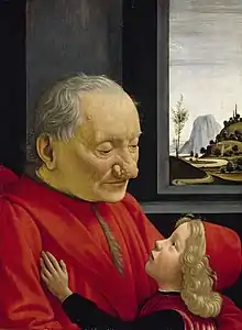 Domenico Ghirlandaio, Portrait of an old man and his grandson, 1488.