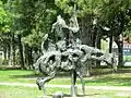 Don Quixote Monument, Tašmajdan Park, Belgrade, 1979