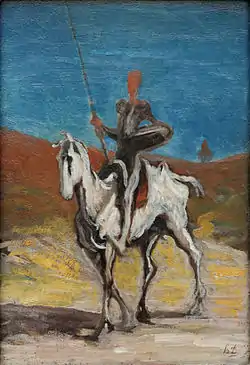 Honoré Daumier —Don Quichotte and Sancho Pansa c. 1868