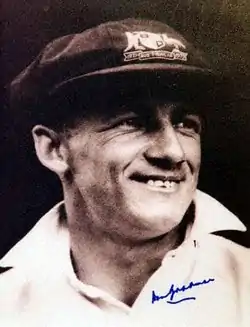 Don Bradman during his playing career