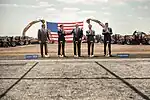 President Donald J. Trump participates in the groundbreaking ceremony of the Foxconn Facility