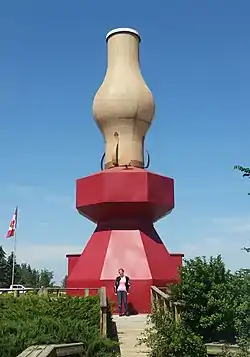 Lamp in Donalda, Alberta