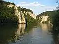 View of the Danube Gorge from Weltenburg Abbey