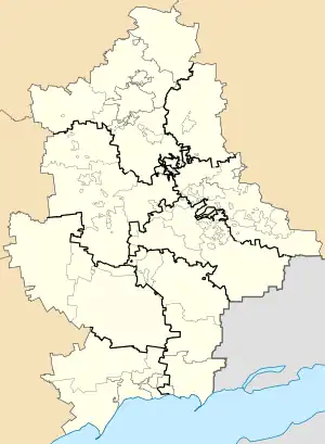 Kurakhove is located in Donetsk Oblast