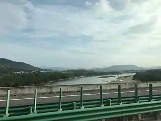 Donghe River near Yangliuwan, Yingshan