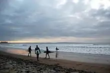 Surfers on Doughmore Beach, County Clare