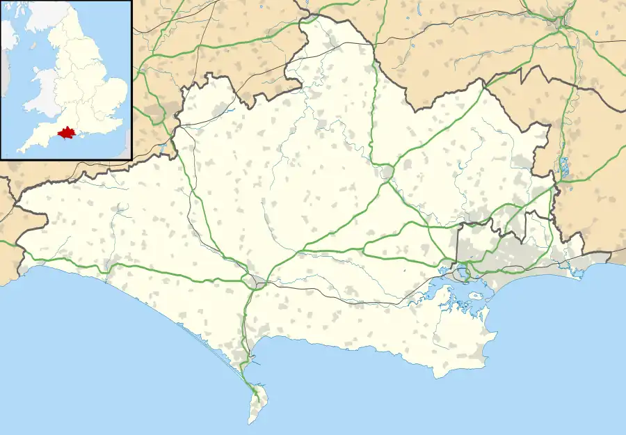 Wool is located in Dorset