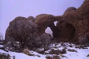 Double Arch in winter