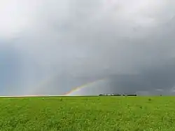 Double rainbow along Highway 4