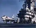 A-4A aboard Hancock in 1958