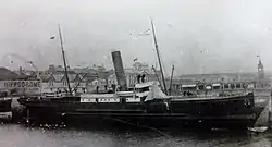 Douglas berthed at the Red Pier, Douglas.