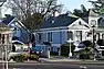 Houses along First Street in historic downtown Pleasanton