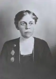 Alice Hamilton during her first year at Harvard, 1919