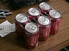 Six-pack rings for beverage cans