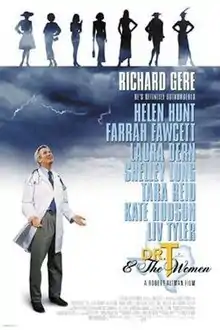 A man in a white coat, stethoscope on his shoulders, clouds and lightning above him.