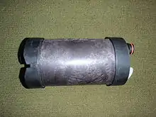 Scrubber canister of a Ray