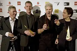 Dragon at the ARIA Hall of FameMelbourne Town Hall, 1 July 2008L–R: Kerry Jacobson, Rob Taylor, Todd Hunter, Alan Mansfield