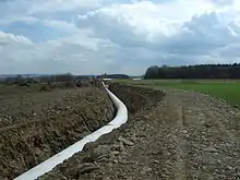 OPAL pipeline near Weißenborn, Saxony