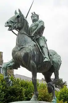 Bertrand du Guesclin in Dinan