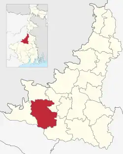 Location in West Bengal