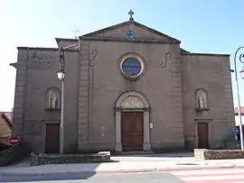 The church of Saint-Jean-Apôtre, in Duerne