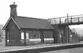 Duffield Station waiting room on platform two.