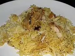 Awadhi chicken Dum Biryani.