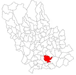 Location in Prahova County