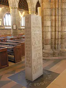 The Dunblane Commemoration standing stone