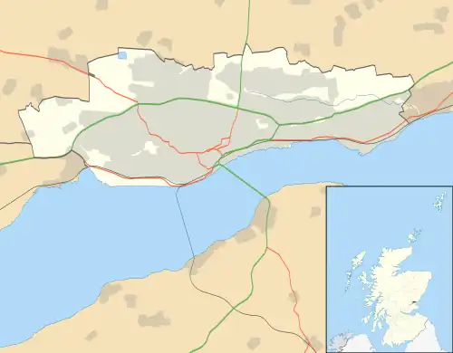 Dundee Royal Infirmary is located in Dundee