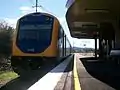 Hunter railcar on platform 2