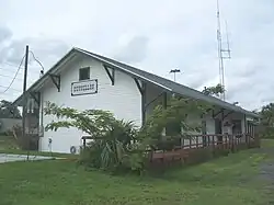 The former Atlantic Coast Line Railroad depot in Dunnellon