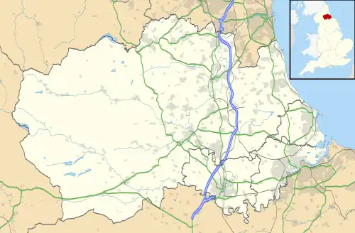 Harelaw is located in County Durham