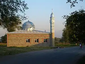 The new mosque in Pervomayskoe village