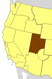 Location of the Diocese of Utah