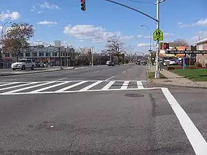 Astoria Boulevard, a wide boulevard that serves East Elmhurst