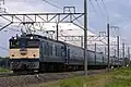 An Akebono service hauled by a Class EF64-0 DC electric locomotive in 2009