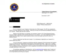 E-FOIA request