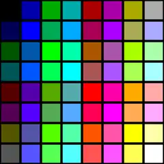 Full 64-color EGA palette illustration