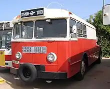 Image 99Retired bus in Israel used as a tow truck (from Bus)