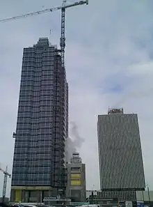 EPCOR Tower and CN Tower in December 2010