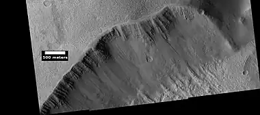 Layers, as seen by HiRISE under HiWish program  Location is Tempe Terra