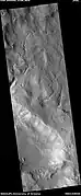 Wide view of channels, as seen by HiRISE under HiWish program