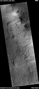 Wide view of pits, as seen by HiRISE under HIWish program