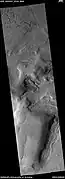 Dipping layers, as seen by HiRISE under HiWish program