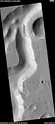 Section of Nanedi Valles, as seen by HiRISE under HiWish program