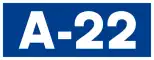 Autovía A-22 shield}}