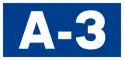 Autovía A-3 shield}}