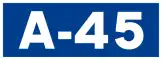 Autovía A-45 shield}}